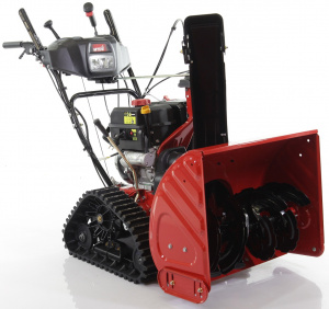 Снегоуборщик MTD Optima ME 66 T гусеничный (USA, 66 см, ThorX, 277 см3, эл/стартер 220В, фара, 3-х угольные гусеницы, 110 кг)