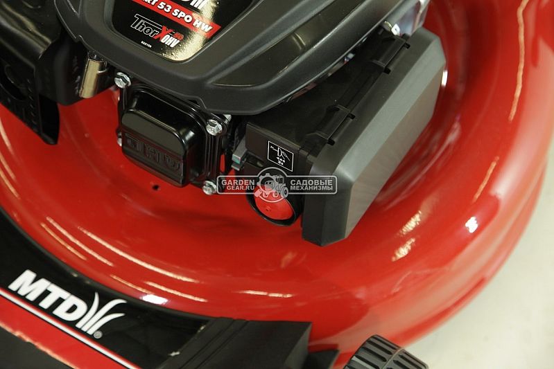 Газонокосилка бензиновая MTD Smart 53 SPO HW (HUN, 53 см., МTD ThorX 50, 159 куб.см., сталь, 70 л., 34 кг.)
