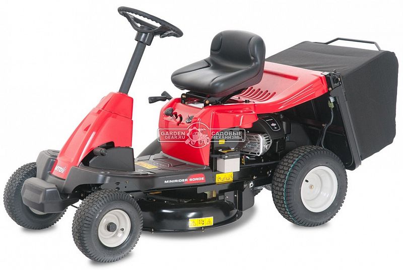 Садовый минирайдер MTD Minirider 60 RDE (USA, MTD, 196 куб.см., механика, травосборник 150 л., ширина кошения 60 см., 140 кг.)
