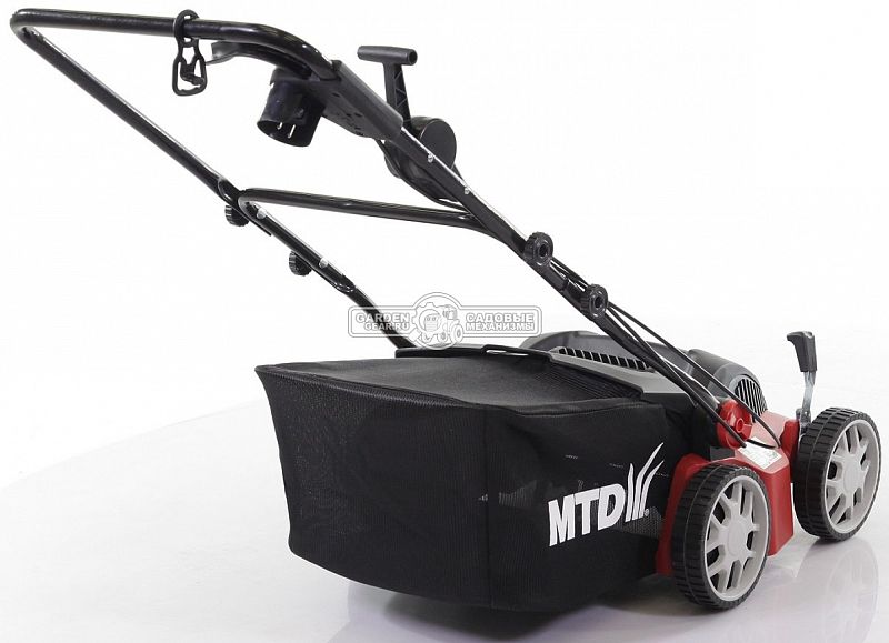 Вертикуттер - аэратор электрический MTD Optima 37 VE (PRC, 1600 Вт., 37 см., ножи + пружины, пластик, 45 л., 14 кг.)