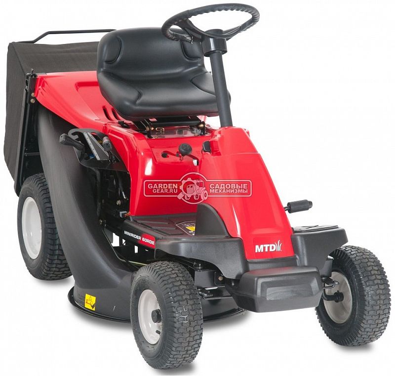 Садовый минирайдер MTD Minirider 60 RDE (USA, MTD, 196 куб.см., механика, травосборник 150 л., ширина кошения 60 см., 140 кг.)