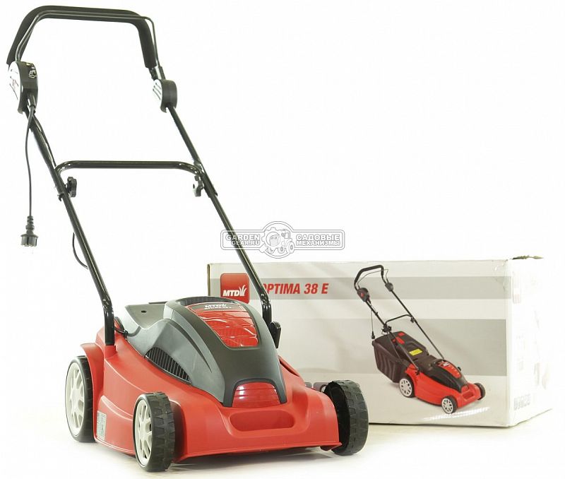 Газонокосилка электрическая MTD Optima 38 E (PRC, 1600 Вт, 38 см, 36 л, 12,8 кг.)