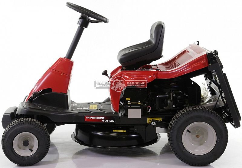 Садовый минирайдер MTD Minirider 60 RDE (USA, MTD, 196 куб.см., механика, травосборник 150 л., ширина кошения 60 см., 140 кг.)