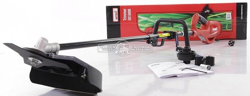 Электрокоса MTD EB 1000 B (PRC, 1000 Вт, нож, леска 2 мм, ремень, 5.5 кг)