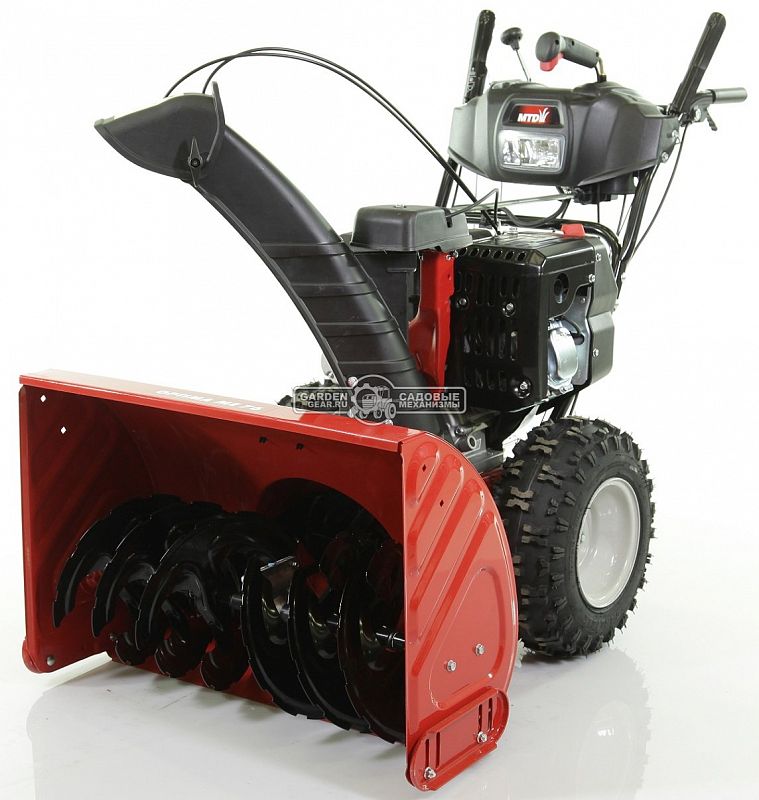 Снегоуборщик MTD Optima ME 76 (USA, 76 см., ThorX, 357 куб.см., эл/стартер 220В, разблокировка колёс, фара, 111 кг.)
