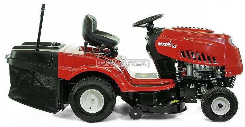 Садовый трактор MTD 92 (USA, MTD, 382 куб.см., механика, травосборник 240 л., ширина кошения 92 см., 194 кг.)