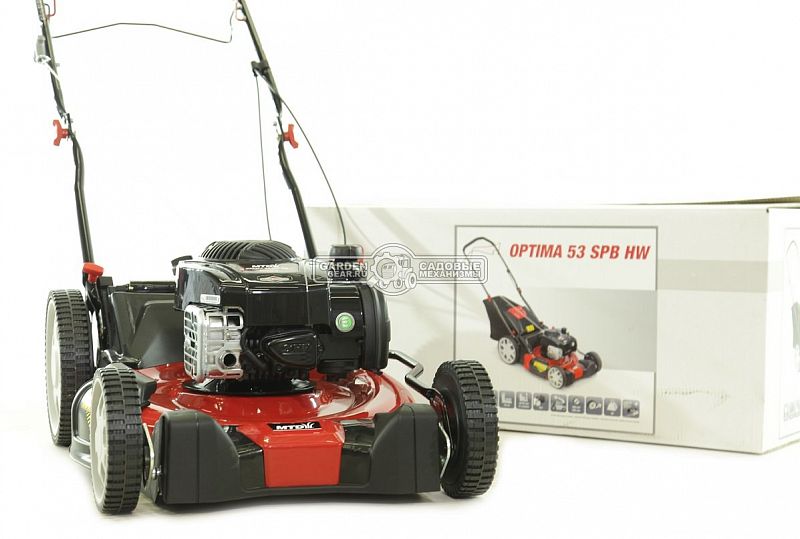Газонокосилка бензиновая MTD Optima 53 SPB HW 4 в 1 (HUN, 53 см, B&S, 190 куб.см, сталь, 36 кг.)