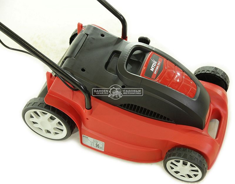 Газонокосилка электрическая MTD Optima 38 E (PRC, 1600 Вт, 38 см, 36 л, 12,8 кг.)