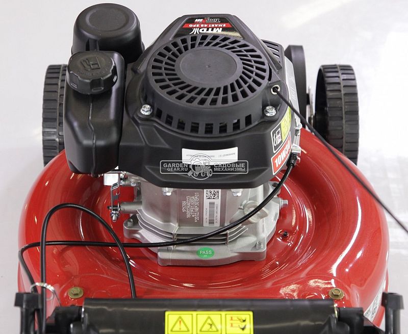 Газонокосилка бензиновая MTD Smart 46 SPO (HUN, 46 см, МTD ThorX, 123 куб.см., сталь, 32 кг.)