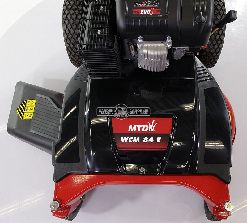 Косилка для высокой травы и кустов MTD WCM 84 E с электрозапуском (USA, 84 см., MTD ThorX, 420 куб.см., сталь, 125 кг.)