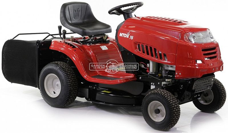 Садовый трактор MTD 76 (USA, MTD, 382 куб.см., механика, травосборник 200 л., ширина кошения 76 см., 184 кг.)