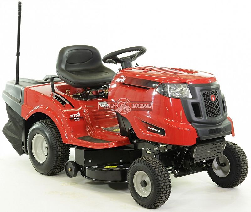 Садовый трактор MTD Smart RE 125 (USA, MTD, 382 куб.см., механика, травосборник 240 л., ширина кошения 92 см., 194 кг.)