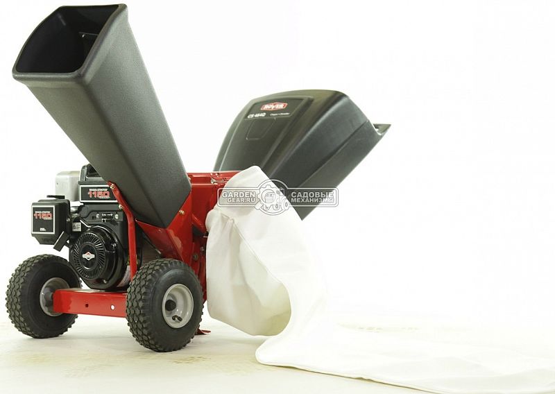 Садовый измельчитель веток бензиновый MTD Rover 464 Q (USA, B&S 1100, 7.5 л.с., ветки до 76 мм, 75 кг)