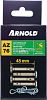 Комплект из 4-х срезных пальцев и шплинтов Arnold by MTD 6х48 мм для снегоуборщиков MTD, Craftsman с шириной ковша 84-115 см.