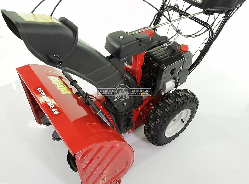 Снегоуборщик MTD Optima ME 66 (USA, 66 см., ThorX, 277 куб.см., эл/стартер 220В, разблокировка колёс, фара, 100 кг.)